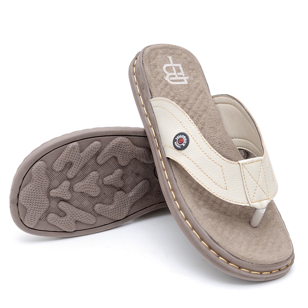 Sandália Antistress Chinelo Dedo Masculino Ortopédico Couro Promoção