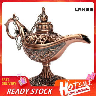 Lâmpada De Aladim Vintage/Pote De Chá De Liga De Zinco Para Decoração De Escritório/Casa/Mesa