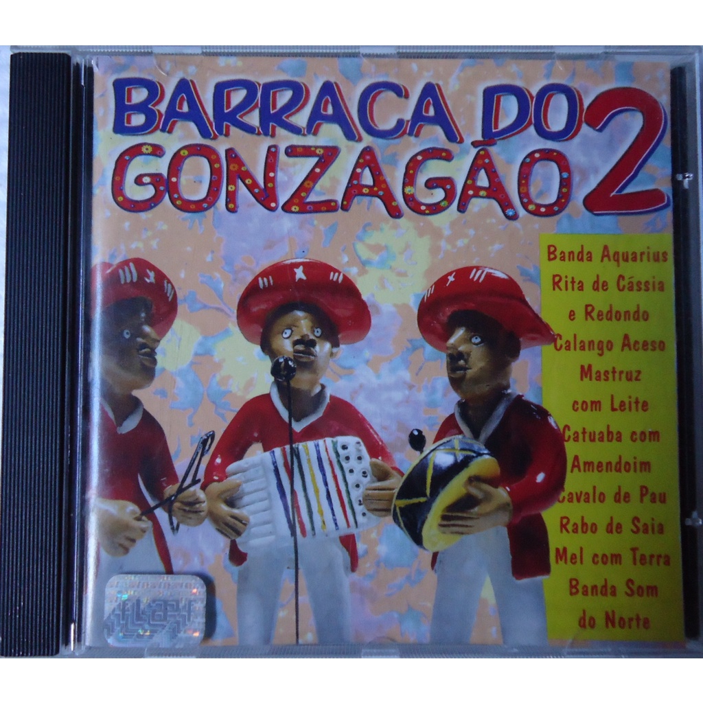 Cd Barraca Do Gonzagão Vol.02 ''Banda Aquarius, Calango Aceso, Mel Com Terra'' Original Raro (1999)