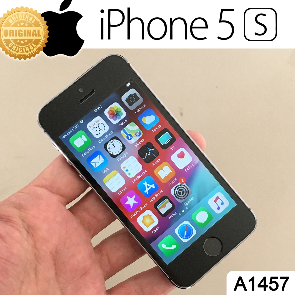 Smartphone Apple iPhone 5S A1457 | Original | Funcionando 100% | Shopee  Brasil