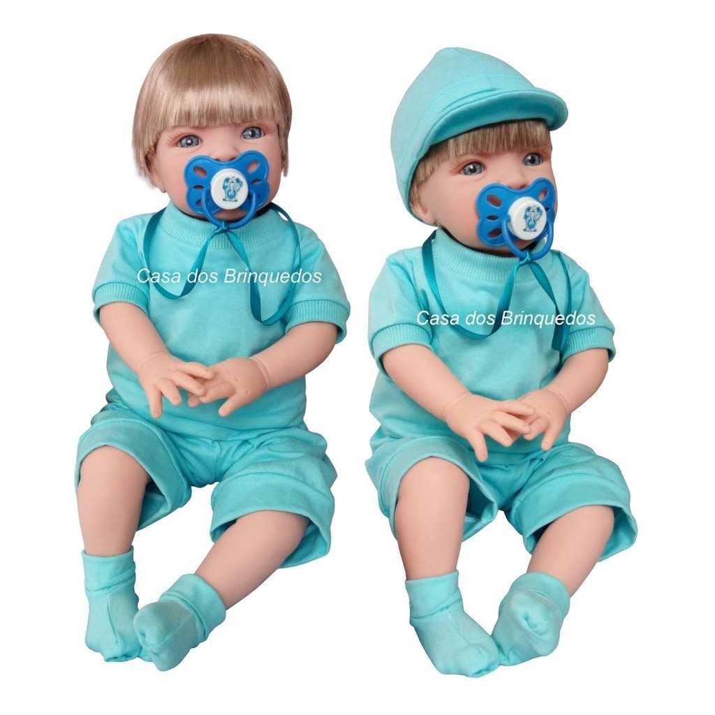 Boneco Reborn Menino Realista Barato Bonezinho Azul Shopee Brasil