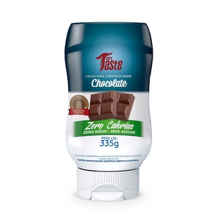 Mrs Taste Calda Cobertura de Chocolate 335g Zero Açúcar Zero Calorias Fitness Diet