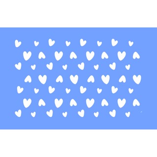 Stencil Corações para pintura - 14x9 cm cada - unidade em Oferta na Shopee