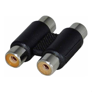 Emenda Dupla Rca Conector Adaptador Av Cabo Áudio E Vídeo em Oferta na Shopee