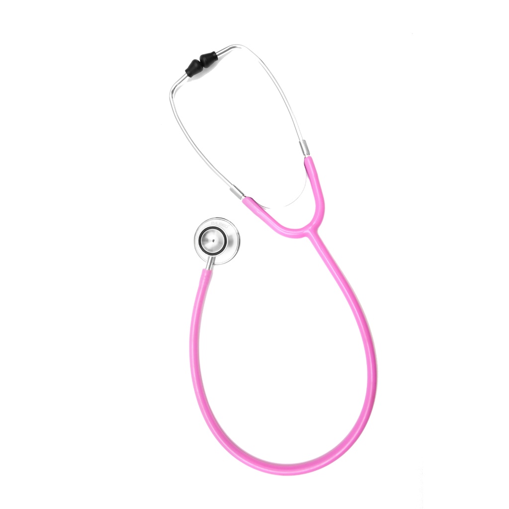 Estetoscópio Rosa Duosson Adulto Garantia 2 Anos Pamed