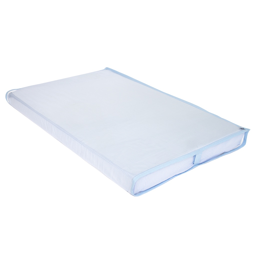 Trocador Capa Plástica Kit Higiene Fraldas Azul Bebê Menino