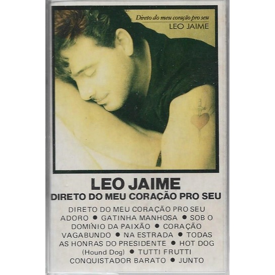 Leo Jaime - Fita Cassete K7 Direto Do Meu Coração Pro Seu - 1988