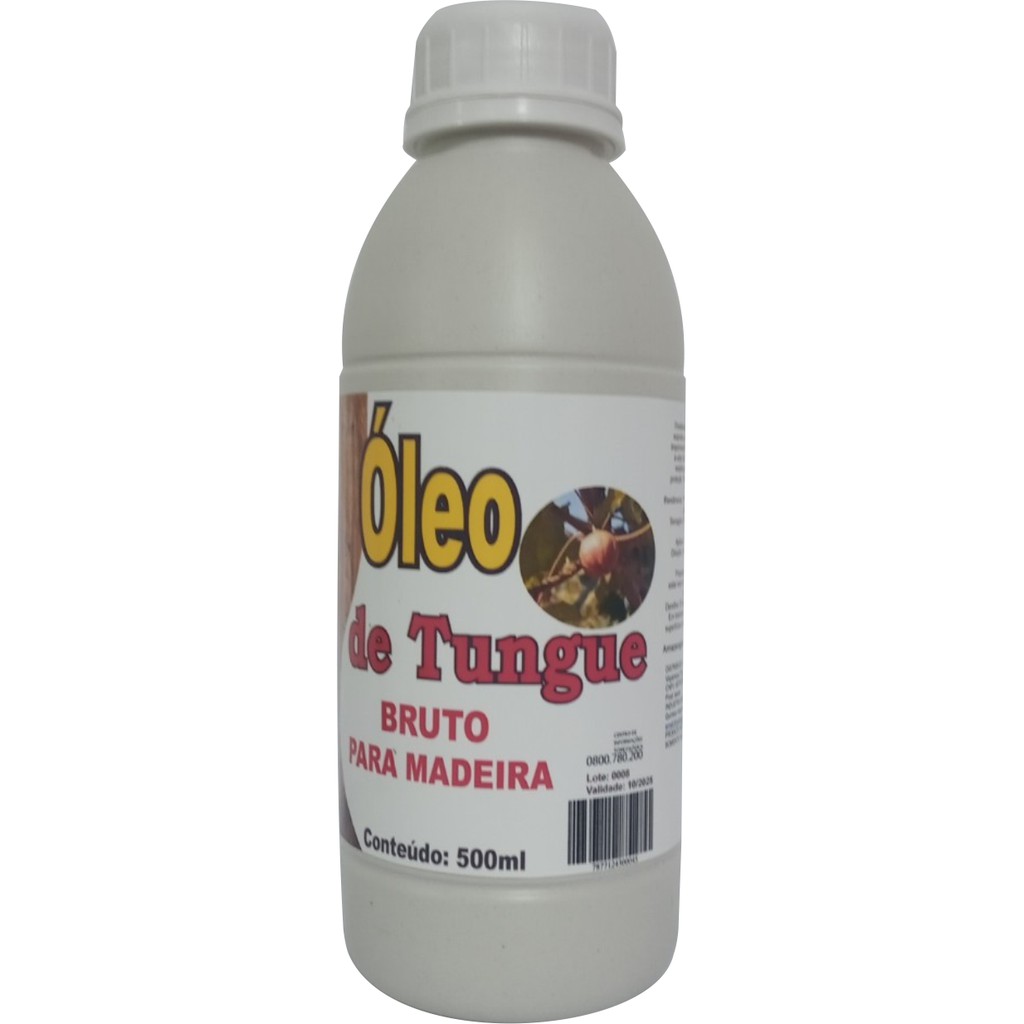 Óleo de Tungue ou Tung Bruto Para Madeira 500ml