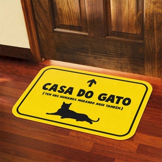 Tapete Decorativo Casa do Gato 60x40cm em Oferta na Shopee