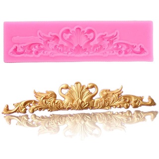 Moldes de silicone em forma de cisne para rendas e alívio Molde Fondant Ferramentas de decoração de bolos Moldes para pa