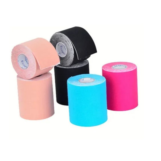 Bandagem Elástica 5cm X 5m - Fita Kinesio Tape Fisioterapia