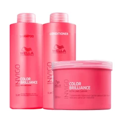 Kit Wella Professionals Invigo Color Brilliance Profissional - Shampoo e Condicionador e Máscara