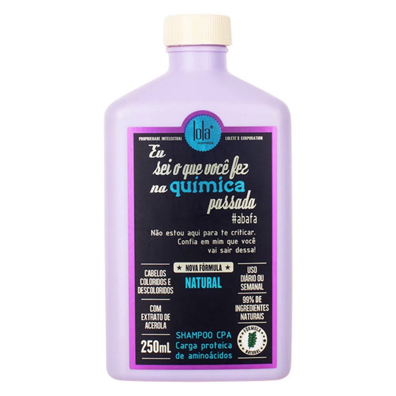 Shampoo Lola Cosmetics Eu Sei o Que Você Fez na Química Passada - 250ml