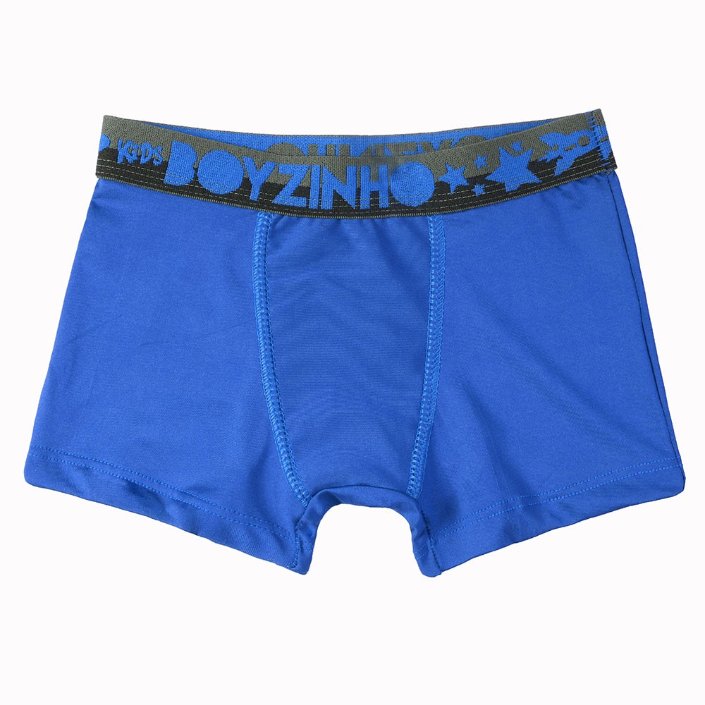 Kit 5  Cueca Cuecas Lisa Criança Box Boxer Kids Infantil Microfibra