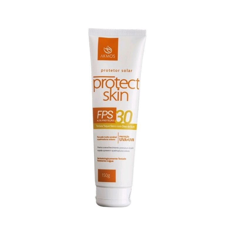Protetor Solar Hidratante Akmos Protect Skin Fps 30 Uva+uvb