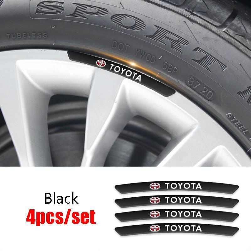 Acessorios Compativel com Emblema Toyota Adesivo de Roda Corolla Yaris Hilux RAV4 SW4 Etios Prius