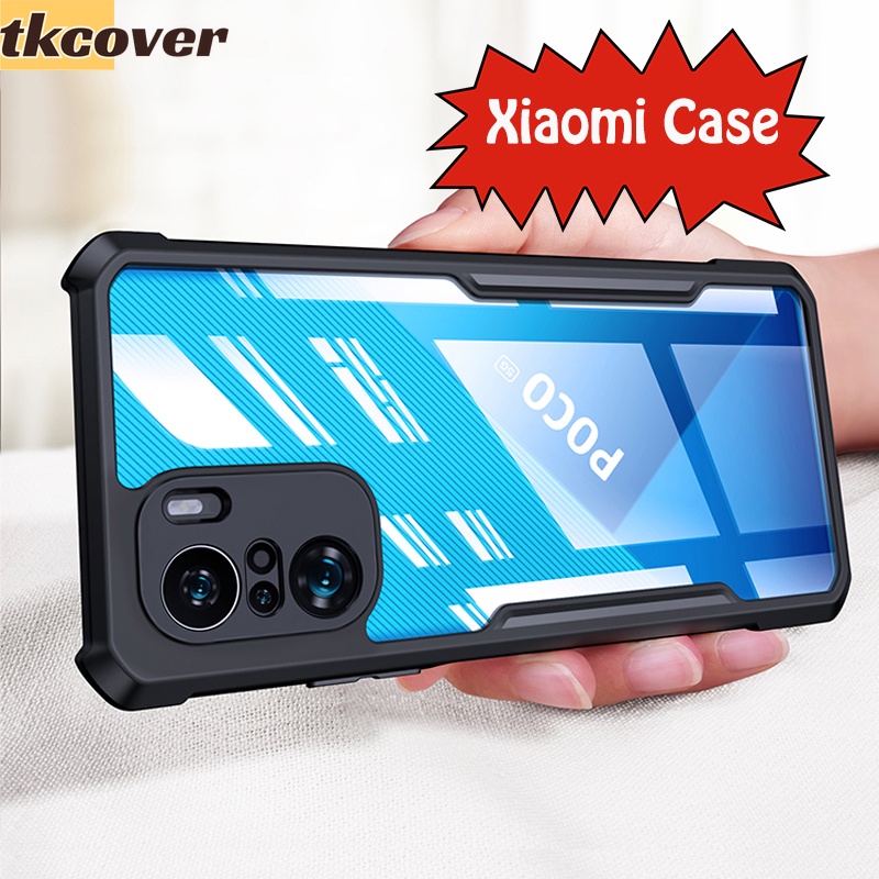 For Xiaomi Poco M3 X3 Pro F3 X3 NFC Mi 11 Lite  11X Pro Luxury Shockproof  Transparent Cover Soft Bumper Case em Oferta na Shopee