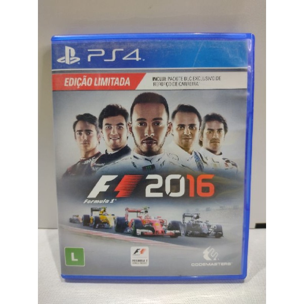 F1 2016 Ps4 - Game Mídia Física - Jogo Original Seminovo Playstation 4 Formula  1 | Shopee Brasil