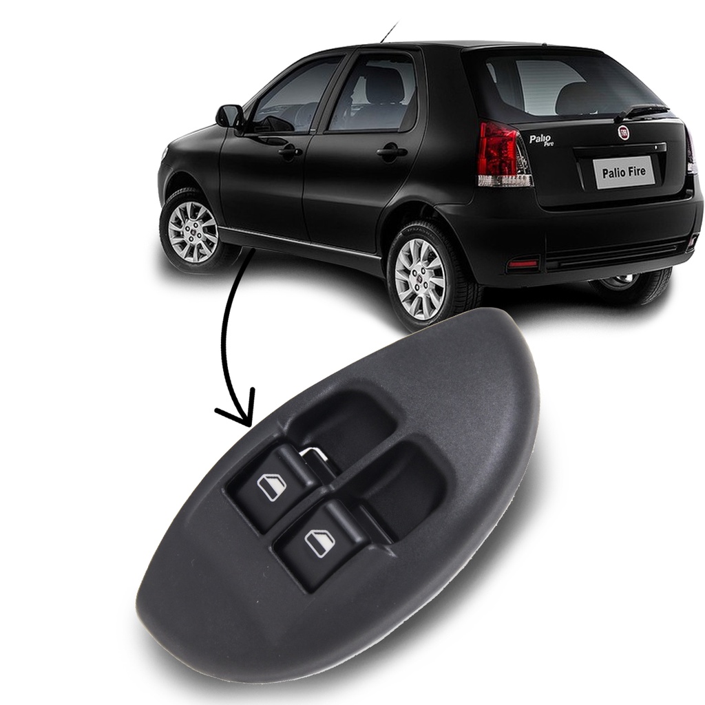 Botão Interruptor Vidro Elétrico Para Carro Palio Young Duplo Original em Oferta na Shopee