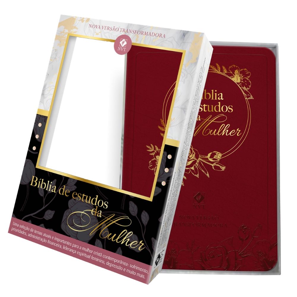 Bíblia de Estudos da Mulher Vinho em Oferta na Shopee