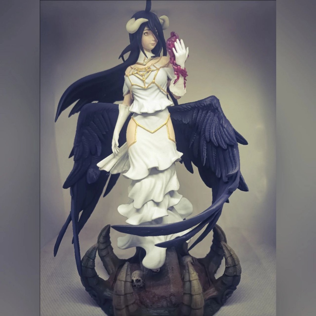 Colecionável Albedo Overlord Action Figure Estatueta Anime 20cm