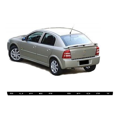 Friso Filete Porta Malas Astra Hatch Sport Fosco Preto Super