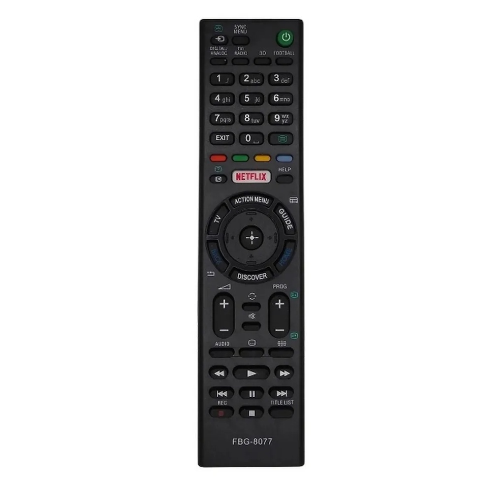 Controle Remoto Compatível Tv Sony Bravia Rmt-tx100d Botão Netflix
