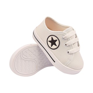 Tênis Infantil Bebê RN Menino Menina Confortável Ajustável Antiderrapante Estrela Dia Dia Promoção em Oferta na Shopee