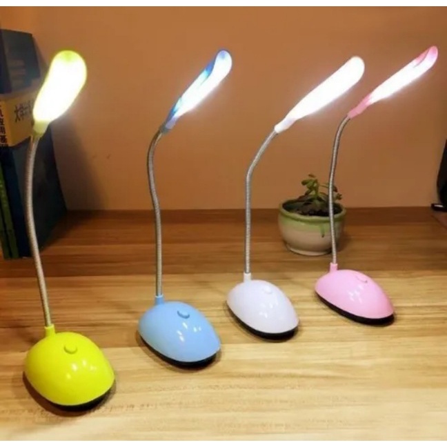 HYQ0011 Mini Abajur Led De Mesa Articulável A Pilha em Oferta na Shopee