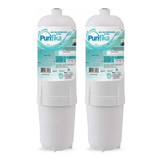 Kit 02 Filtros Refil Vela Purificador Bebedouro De Agua Purifika