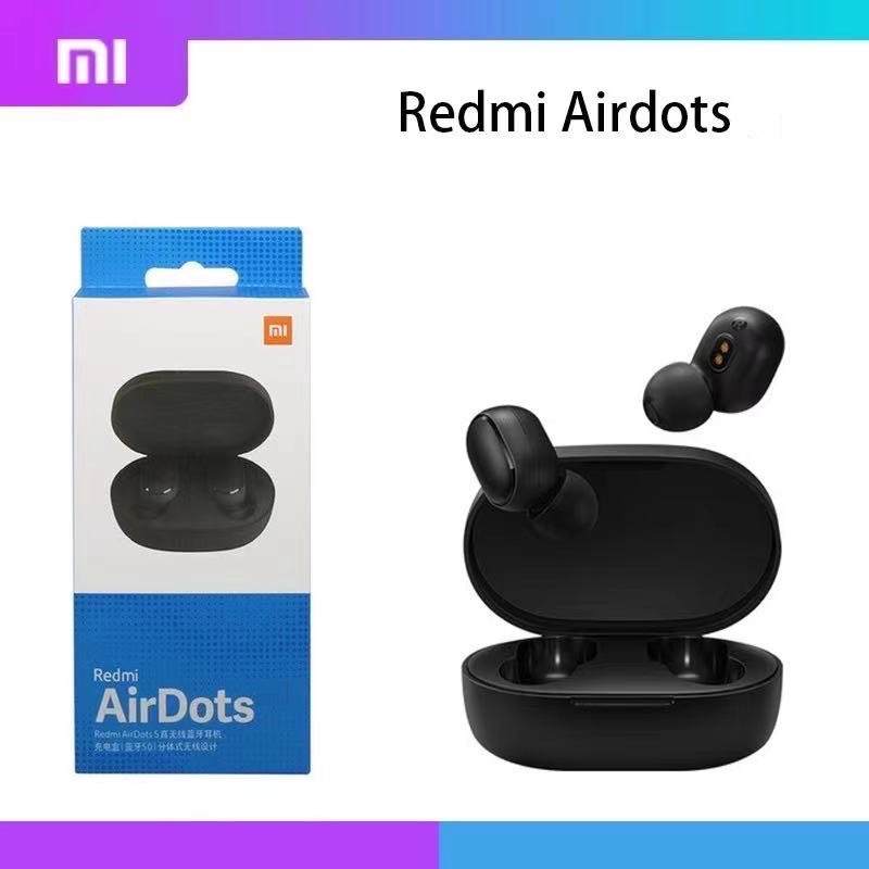 Fone Sem Fio Redmi Airdots Xiaomi TWS Bluetooth Preto