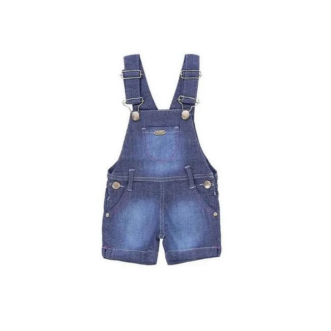 Macacao Jardineira Jeans Infantil Menina Salopete Shorts Menina Verao Promocao Shopee Brasil