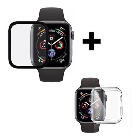 Case BumperFECHADA+pelicula Sport Watch Iwo 38 40 42 44mm Envi Ja x6, x7, x8, x9, iwo8, iwo9, iwo10, iwo11, iwo12, iwo13