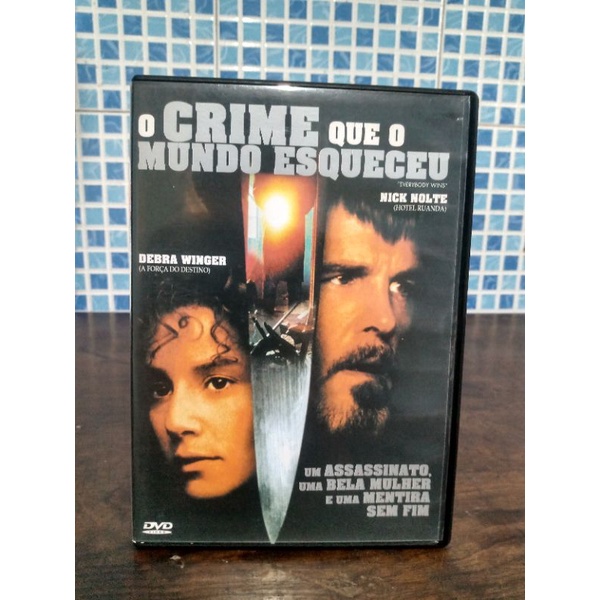 DVD O Crime que o Mundo Esqueceu 1990, Nick Nolte Dublado Usado Original