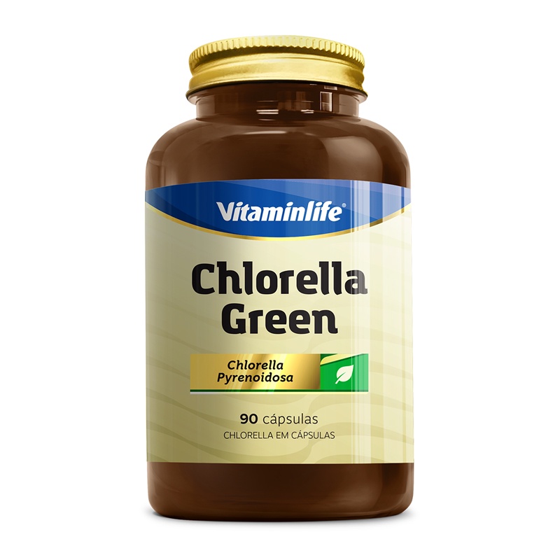 Chlorella Green 90 cápsulas 330mg - Vitaminlife