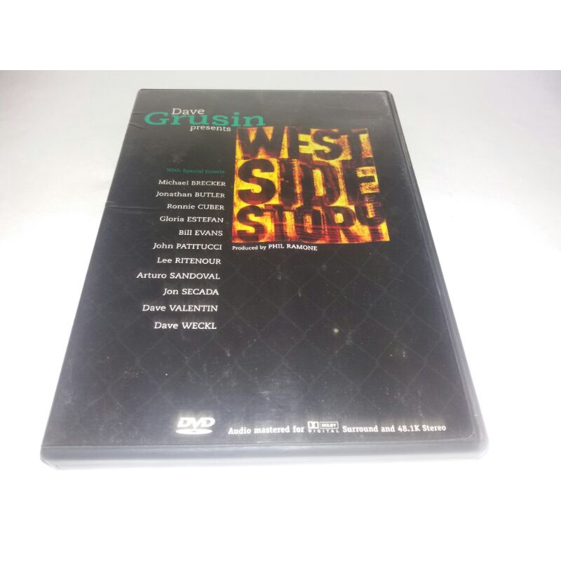 Dvd - Dave Grusin - West Side Story - 1998 - Dave Weckel - Lee Ritenour - Importado - Encarte