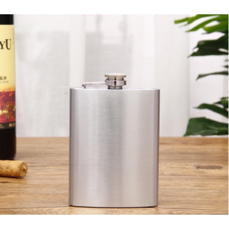 Cantil de bolso em aço inox 7oz Porta Bebidas Whisky Vodka Rum