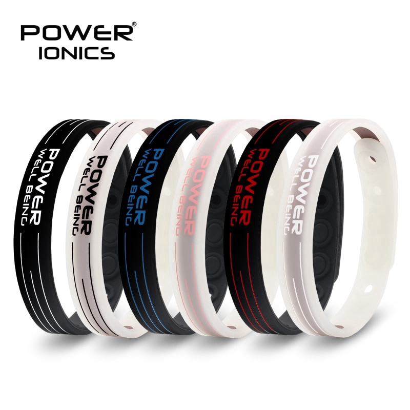 Pulseira De Registro De Dispositivo Médico Da FDA Power Ionics Bio Health Benifits Ion Balance Therapy Silicone Sports G