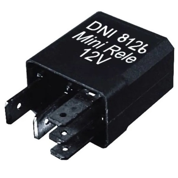 Mini Rele Auxiliar 12v 5 Pinos Uso Geral DNI 8126
