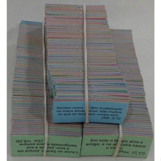 Miolo de Promessas (Pequeno) com aproximadamente 300 folhas em Oferta na Shopee