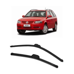 Kit Palheta VW Parati G4 GIV 2005 a 2010 Limpador Parabrisa Silicone