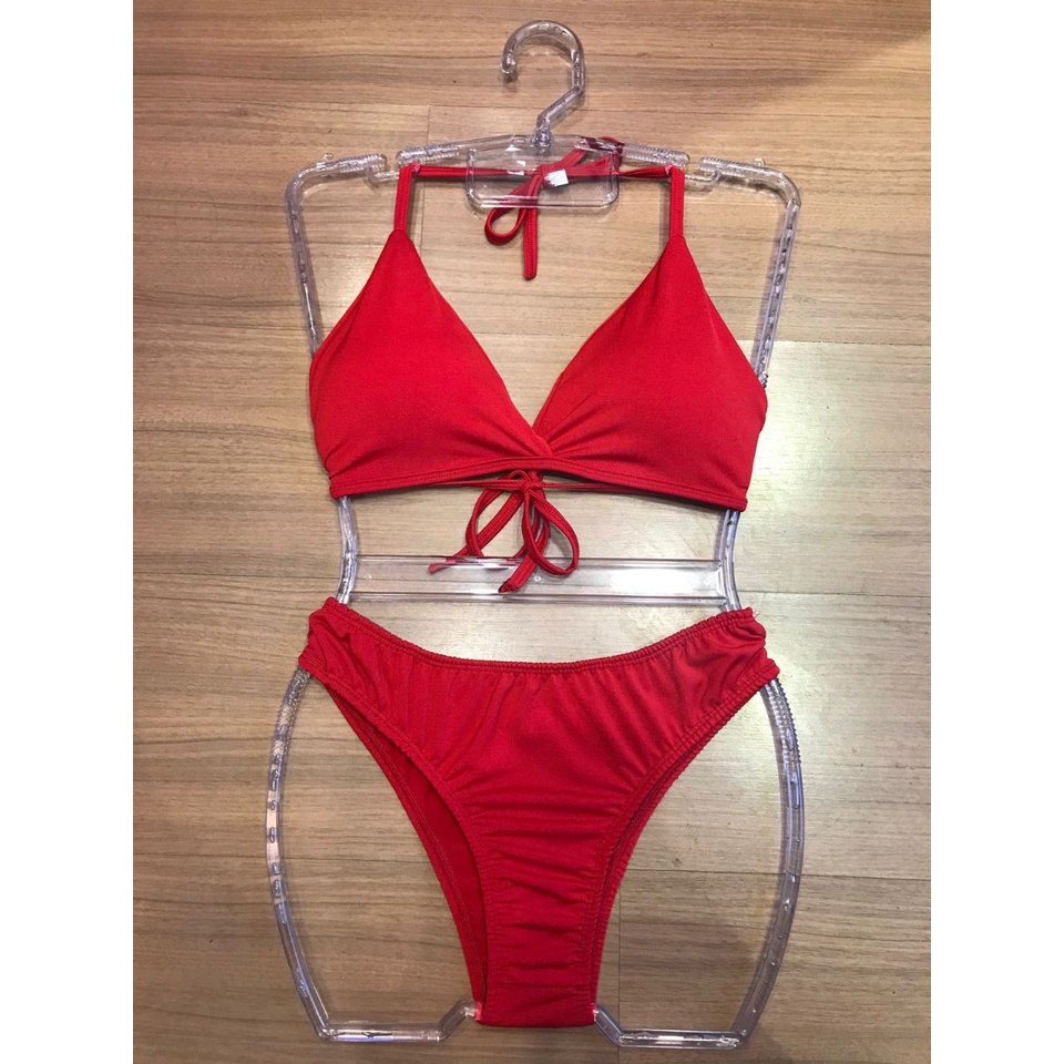 Biquini Aviador Asa Delta G, GG e G1 Moda Praia Blogueira Feminina Verão Conjunto Com Bojo (Inova Stilo)