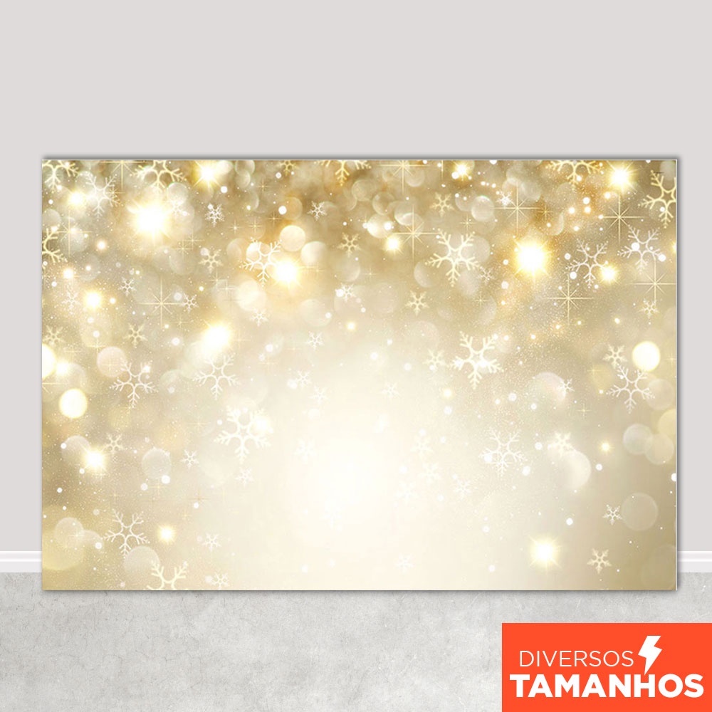 Painel Fundo Fotográfico Ano Novo Glitter Dourado Bokeh Sublimado Em Tecido - FNT-314 em Oferta na Shopee
