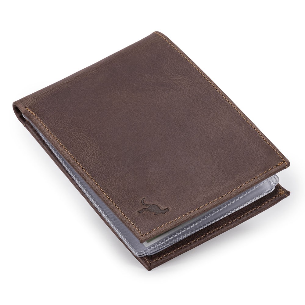 Carteira Luxo Couro Legítimo Rg/cnh/cédulas/cartões/moedas em Oferta na Shopee