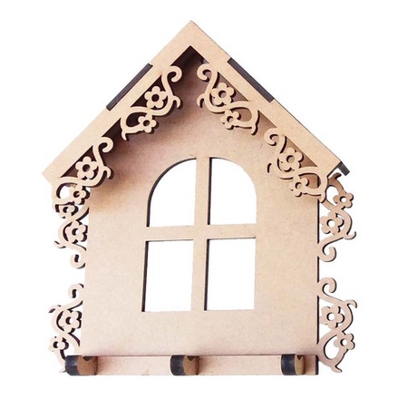 Kit - 20 Porta Chave Casinha 17 Cm Chaveiro Modelo Provençal Artesanato  Lembrancinha Decoração - Amoratto