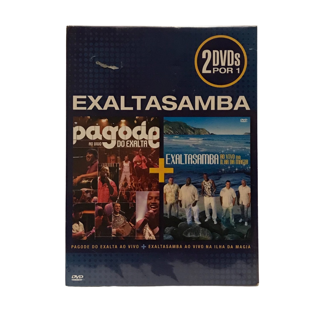 DVD EXALTASAMBA 02 DVDS POR 01 PAGODE DO EXALTASAMBA AO VIVO / AO VIVO NA ILHA DA MAGIA