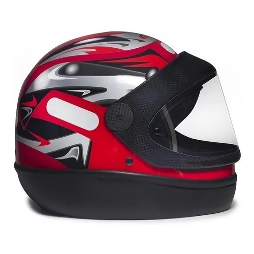 Capacete Tauros San Marino Vermelho 60