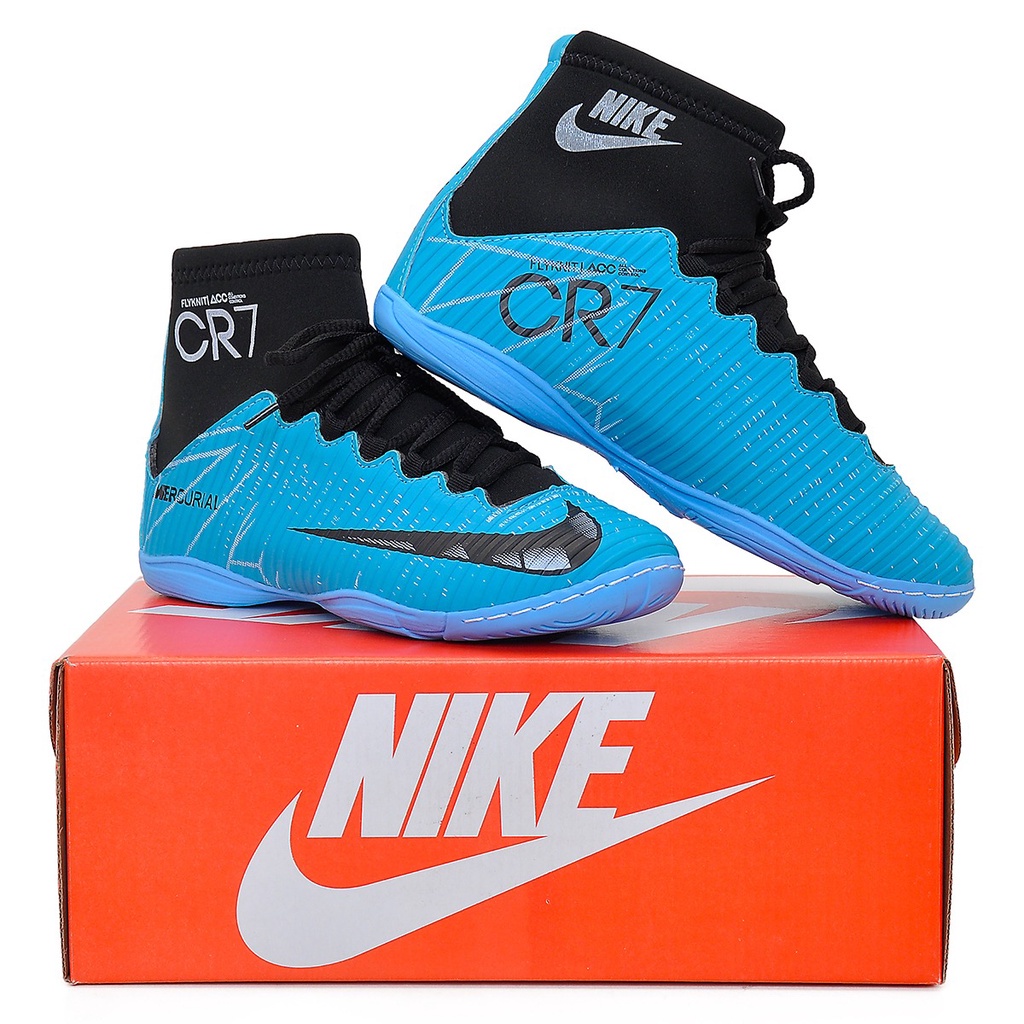 Chuteira Futsal Mercurial Cano Alto Cr7 Botinha Adulto E Infantil Novo ...