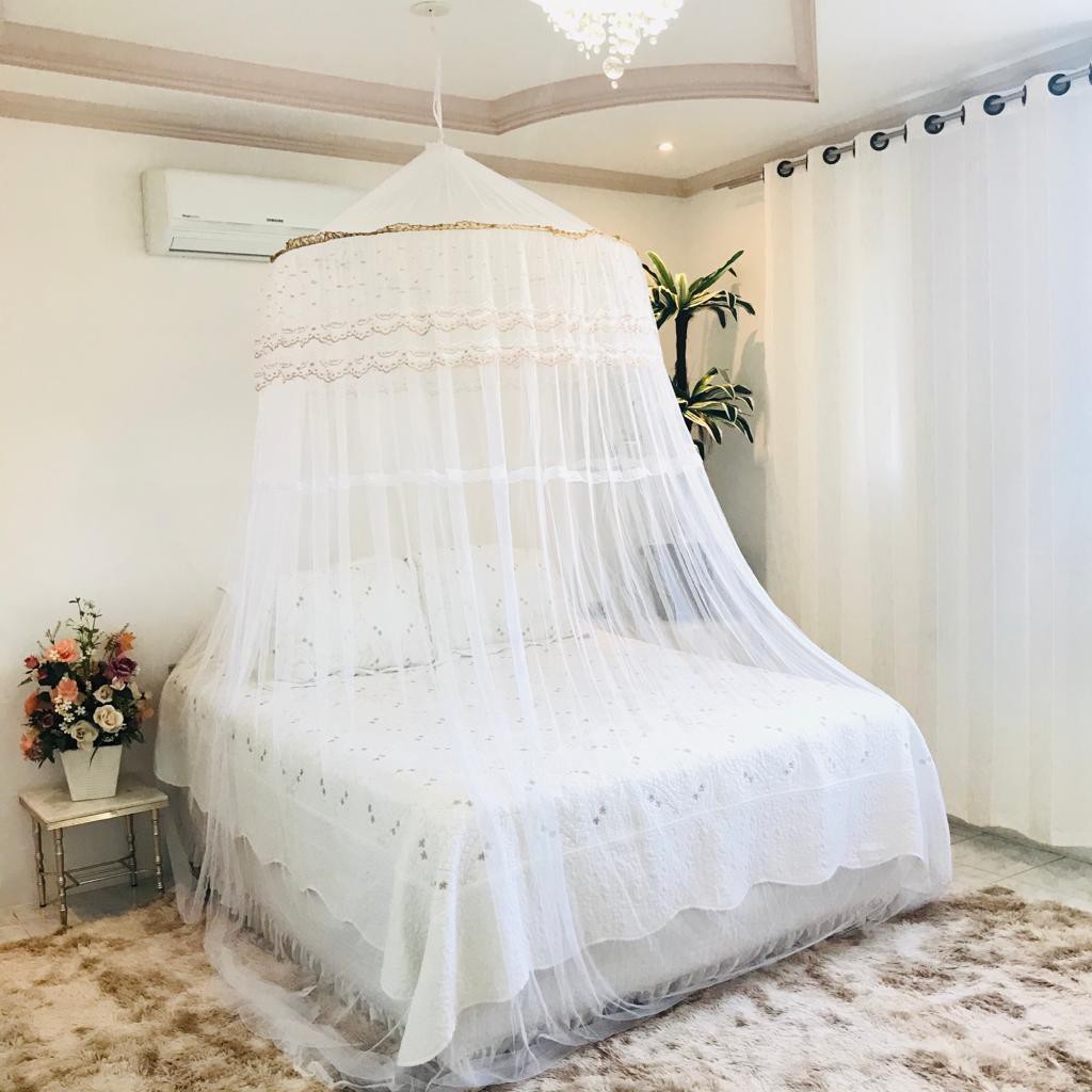 Mosquiteiro Teto Bico  Indiano c/ Elástico em Oferta na Shopee