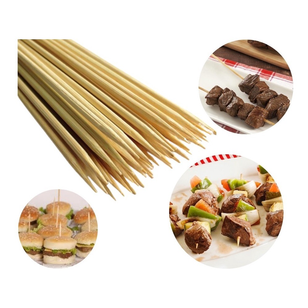 200 Palitos Espeto 18cm Pratico e economico, util, versatil, resistente, nao solta farpas, nao agride o meio ambiente ao ser descartado apos a utilizacao